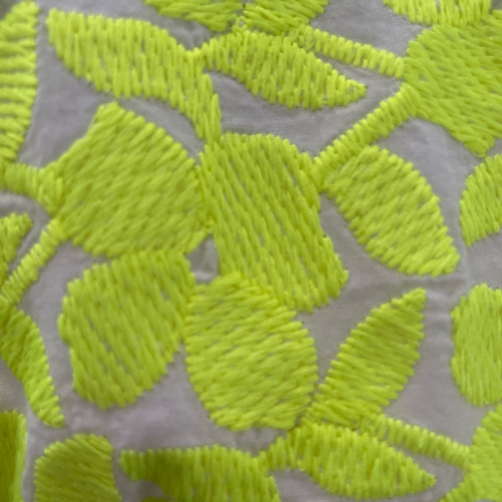 J. Crew Neon Floral Embroidered Mini Skirt - Picture 4 of 12